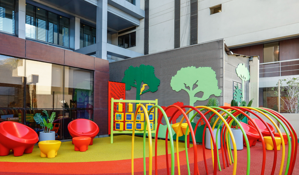 ¡Terraza de juegos en Pediatría del Sanatorio Los Arcos!